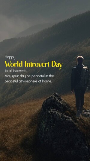 World Introvert Day Wishes Images, Poster, Status, Banner and Hd Photos Free Download 32 world introvert day wishes images poster status photos